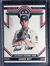 Witt, Tanner - 2022 USA Baseball Stars & Stripes - Autograph - 102/125-INV