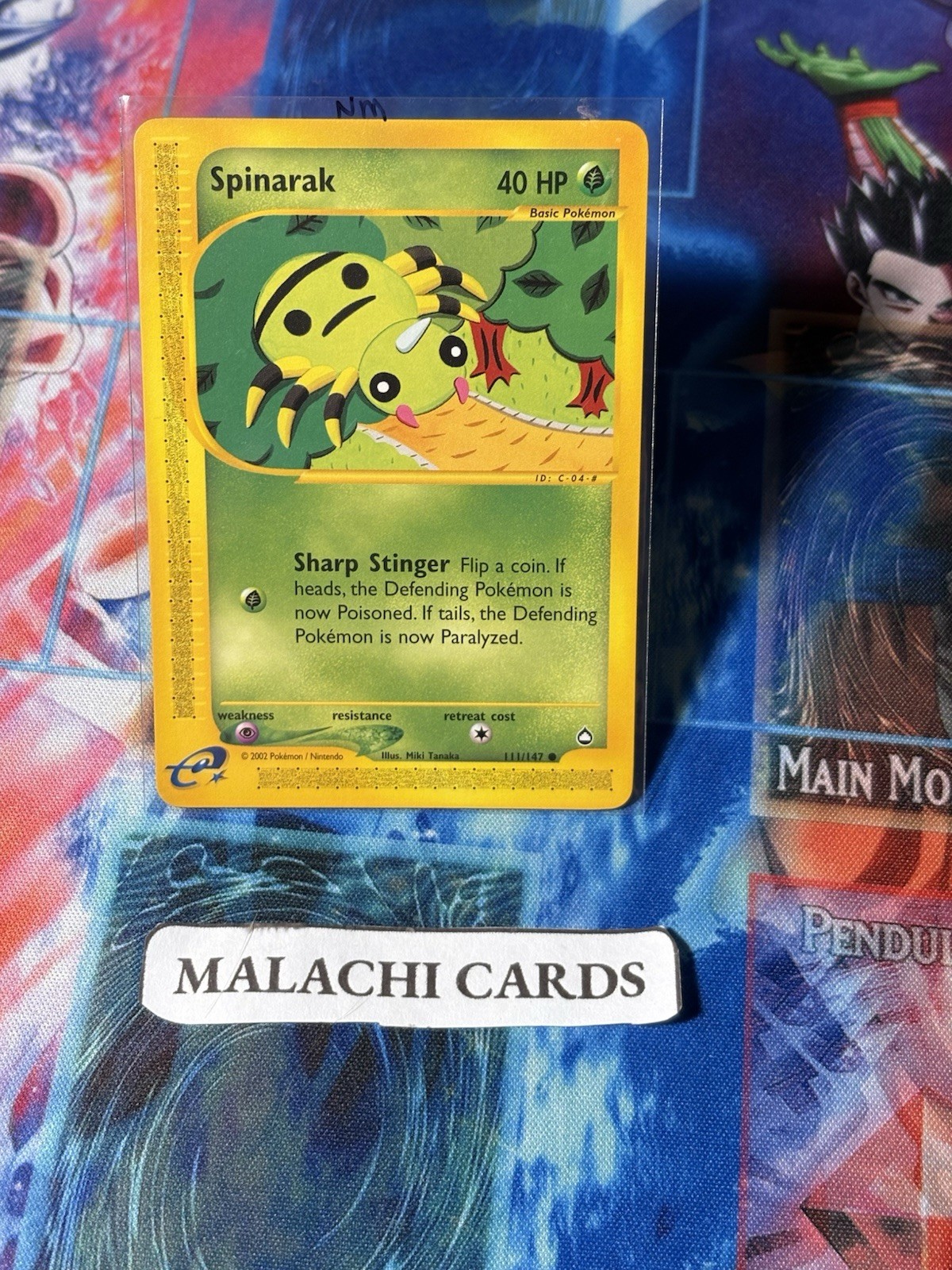 Pokemon x1 Spinarak - Aquapolis (Common 111/147) (Near Mint!)