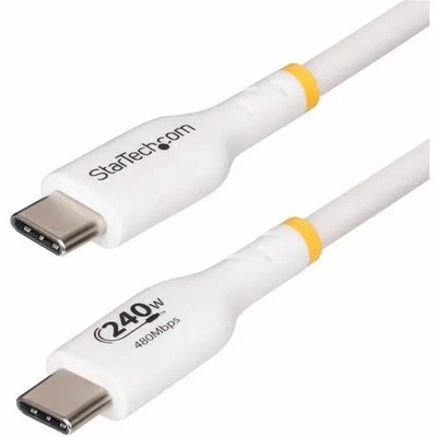 StarTech.com 10ft White USB-C Charging Cable - USB- 10 pack