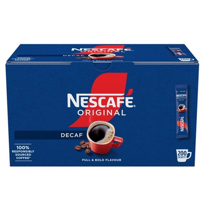 Nescafe Original entkoffeinierte Instantkaffee Sticks - 1,8g, 200er Pack