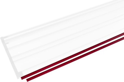 Milescraft 7208 Replacement Guide Strips for 1409 Track Saw and Red 