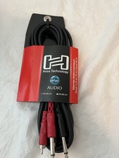 Hosa CPR-204 Stereo Interconnect Cable - Dual 1/4-inch TS Male to Dual RCA Male