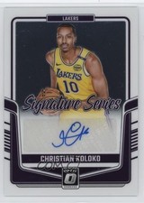 2024-25 Panini Donruss Optic Signature Series Christian Koloko #SS-KOL Auto 05qn