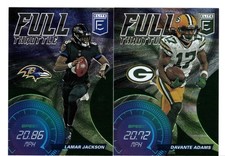 2021 Donruss Elite Football Inserts Dual Threats Full Throttle Spark Plugs