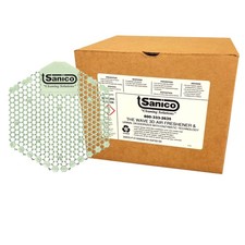 Sanico Herb Mint 30-Day Air Freshener Urinal Deodorizer Enzyme Screen 10/bx