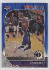 2019 Panini NBA Hoops Premium Stock Blue Flash Prizm 13/49 Quinn Cook #267 s7f