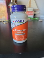 Now Foods, L-Theanine Stress Management 100 mg 90 Vcaps Best By 09/2027