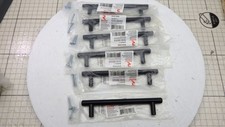 Lot of 6 Richelieu BP205128900 Matte Black Cabinet Bar Pull Handles 128mm CC