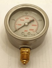 400 BAR 63mm STEM PRESS GAUGE P044001