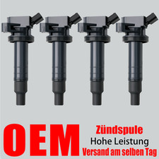 4x OEM Zündspule Zündeinheit Zündkerze für Toyota Corolla Celica Avensis Citroën