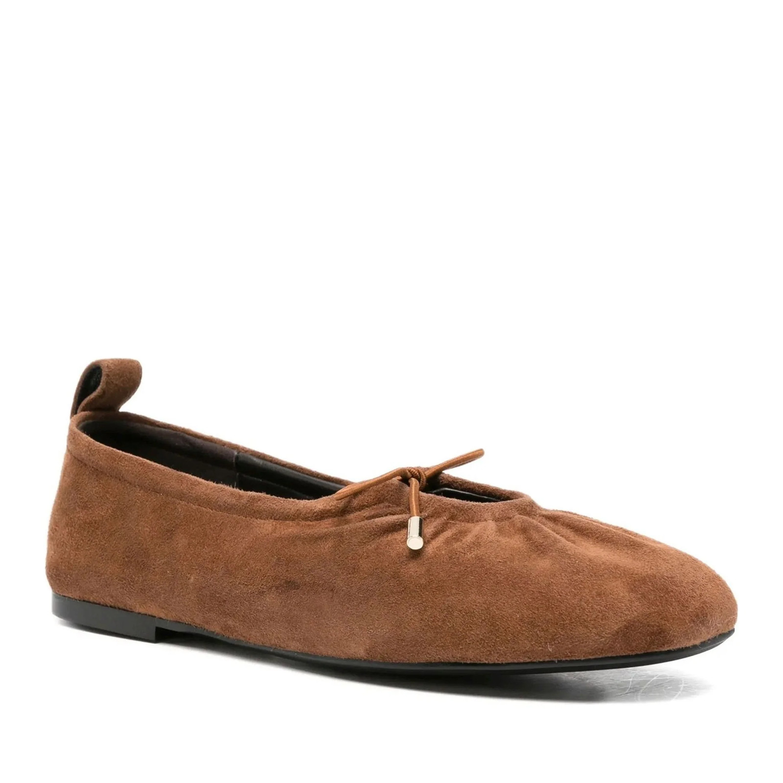 Adrianna Feretti Women's Brown Suede Ballet Flats Casual AF6040-26103LBRW