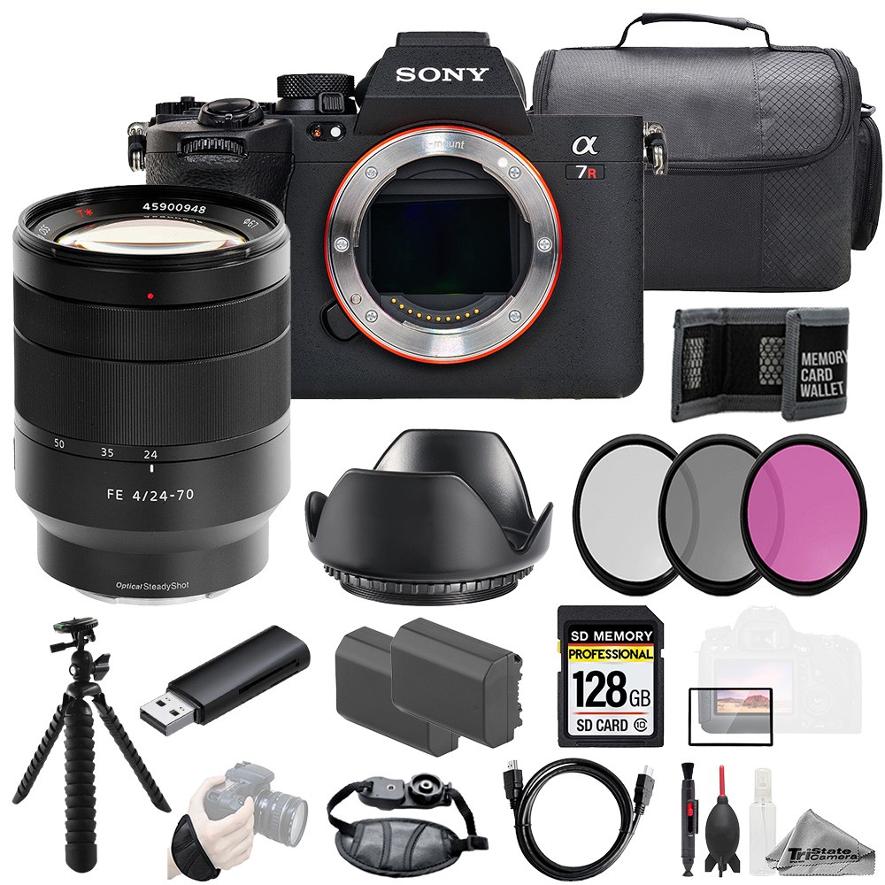 Sony a7R V Vario-Tessar T* FE 24-70mm f/4 ZA OSS Lens 128GB