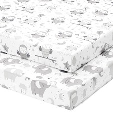 Pack and Play Sheets Fitted   with Graco Pack n Play Playard Crib and Other 2...