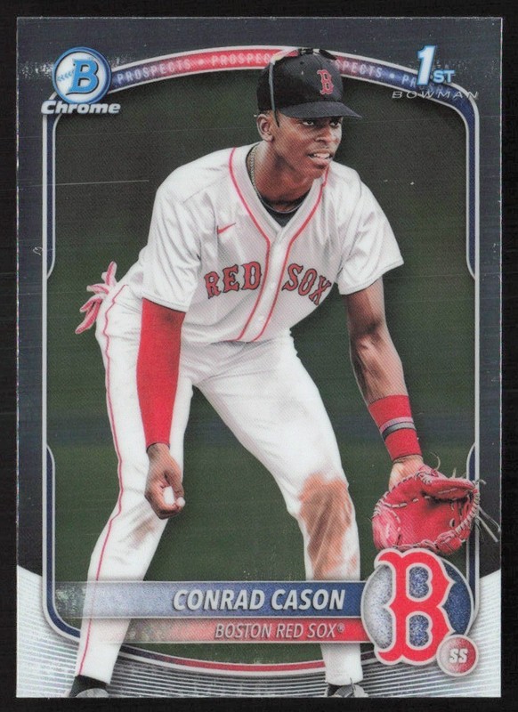 2025 Bowman Chrome Prospects Conrad Cason #BCP-130 GS1-60