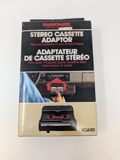Sparkomatic SCA10 Stereo Cassette Adapter for 8 Track Player Car Home Player