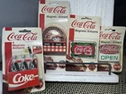 Vintage Lot Of 4 Coca-Cola Magnets 1-1995, 1-1997, 1-2000 & 1  Date Unsure ONS