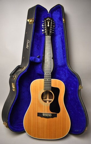 1978 Guild G312NT 12 String Acoustic Natural Finish W/OHSC
