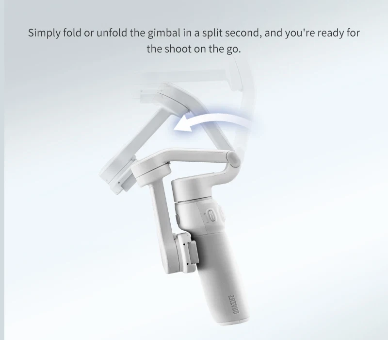 Zhiyun Smooth Q4 Portable Gimbal Stabilizer w/ Fill Light for Smartphone iPhone - Image 2 of 4