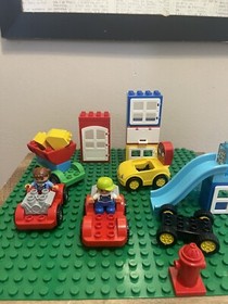 Lego DUPLO 10580 DELUXE BOX of FUN SET And Vintage Lego Duplo Box #1844