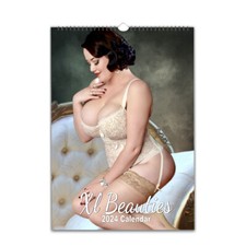 Sexy XL Plus Size Beauties Lingerie Pinups  calendar 2027/8  personalised