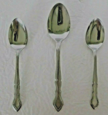 Flatware National Stainless Vintage Middlebury 3 Spoons Teaspoons Tablespoon
