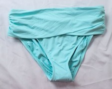 La Blanca Women's Island Goddess Mid Waist Sash Band Bottom AP2 Ice Blue Size: 6