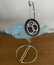 Dept 56 CHRISTMAS "DOLPHIN" Ornament glass/glitter NWT