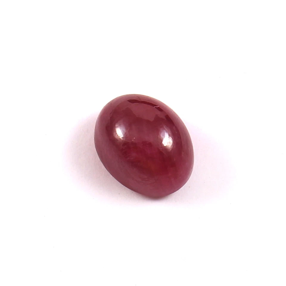 3.25 CT - 100% Natural CERTIFIED Mozambique Ruby Oval Cabochon Loose Gemstone - Image 2 of 4