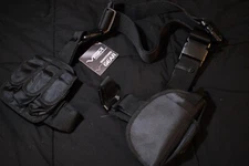 Vism 3Pc Drop Leg Gun Holster And Magazine Holder-Black