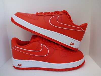 RETRO Nike Air Force Low MEN'S Picante Red White Picante Red Size 11 