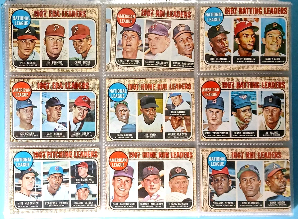 1968 Topps Complete 1st Series Subset Number 1-109 * Willie Mays * Mid-Low Grade - Image 3 of 4