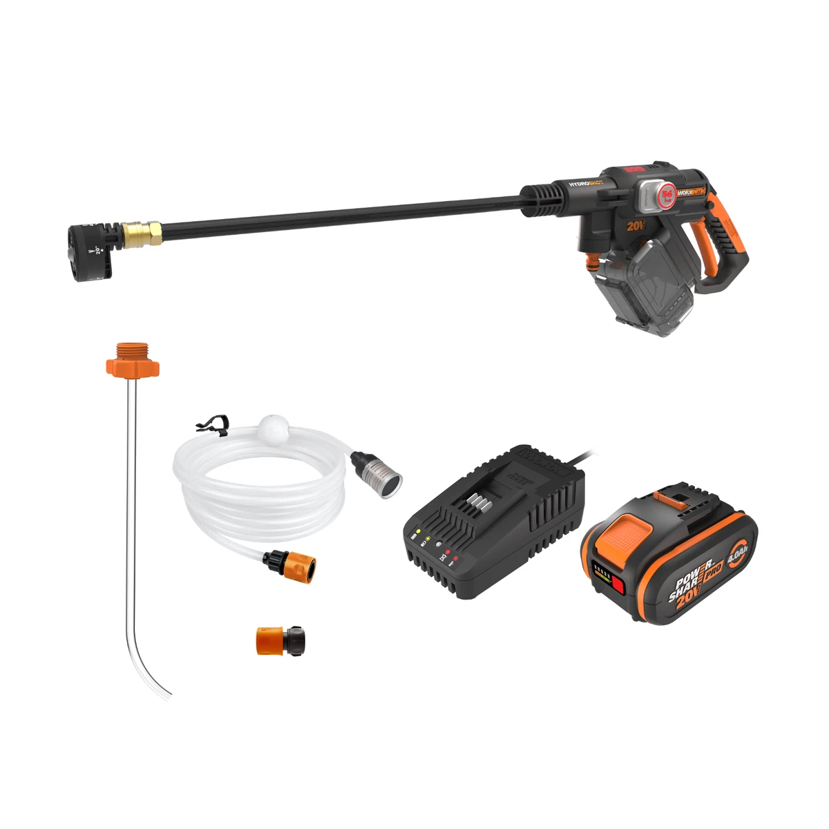 Worx jet sales wash battery