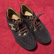 Hogan Sneakers Interattive Donna Blu Scamosciato Taglia US 6 Euro 36