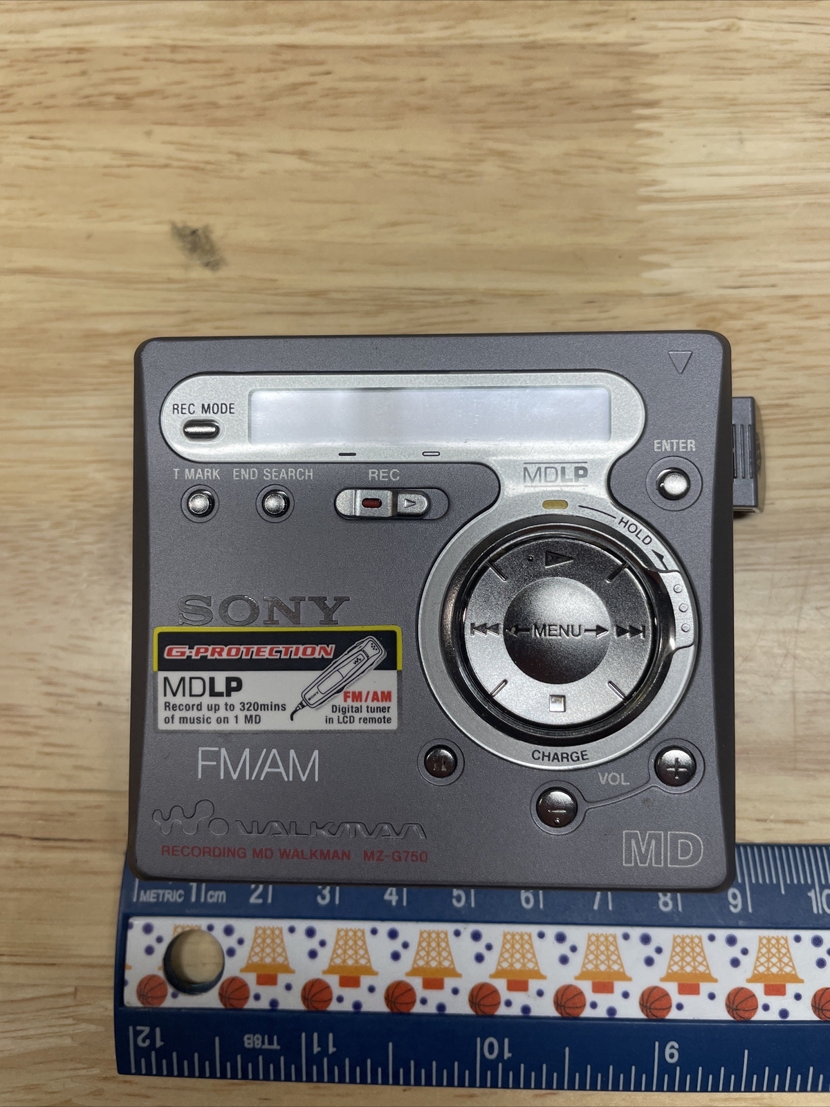 Sony Walkman MZG750 AM/FM Radio Minidisc Recorder eBay
