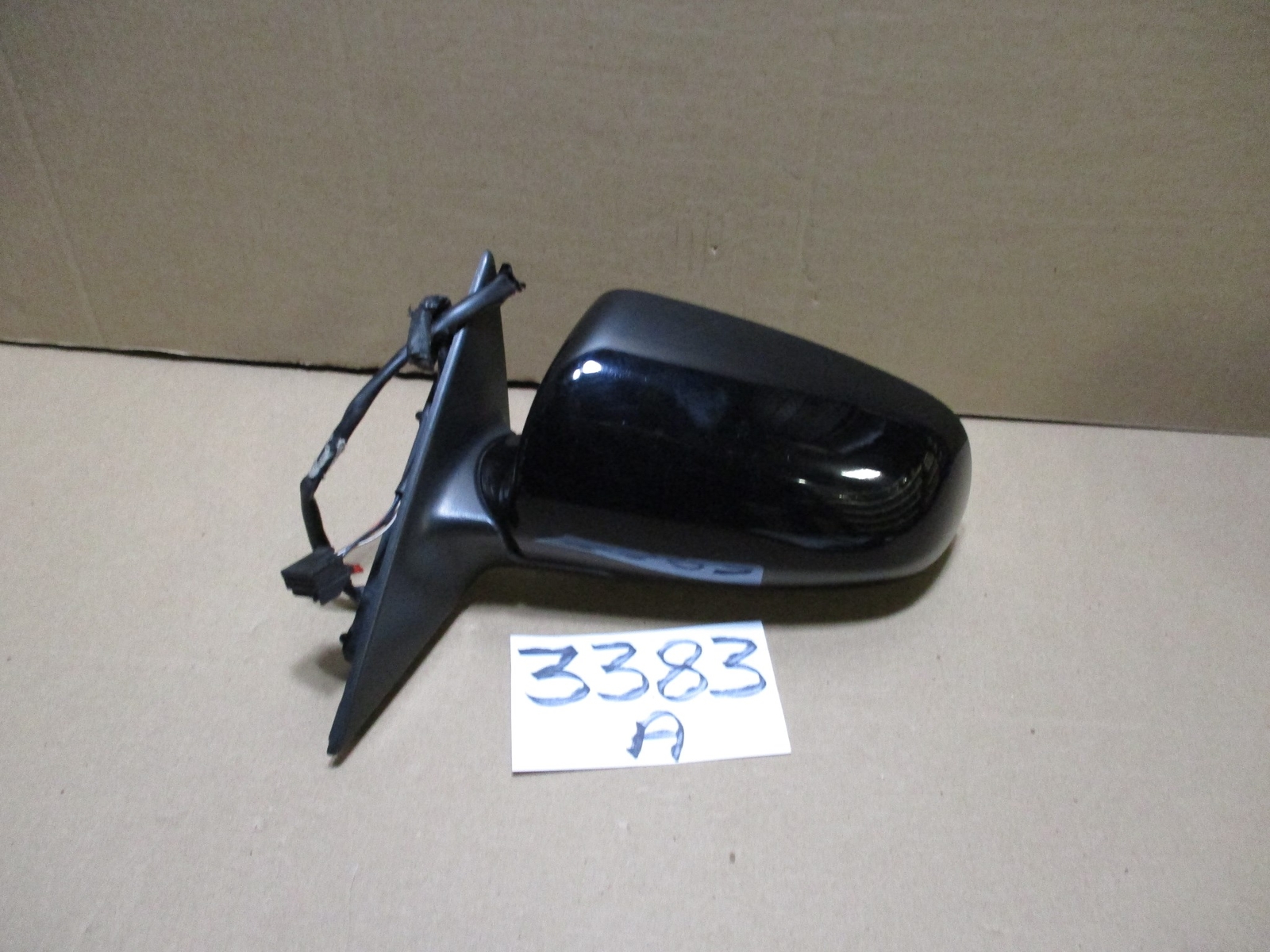 06 07 08 Audi A3 DRIVER side Used Power Mirror Black #3383-A