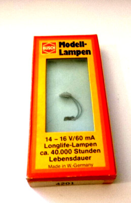 Busch 4201, Longlife-Lampe 14 - 16 V/60 mA, NEU in Originalverpackung
