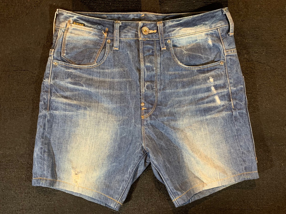 G-Star Damen Joci Straight Shorts – Lässige Denim-Shorts Im Straight Fit