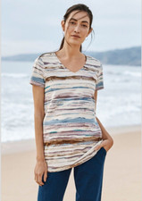 J. Jill - XL - NEW Excellent Soft Pure Jill Pima Elliptical Tee - NWT