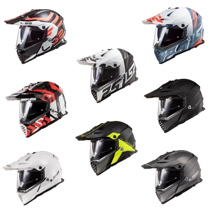 2024 LS2 Blaze Adventure Motorcycle Dual-Sport Helmet Pick Size Color