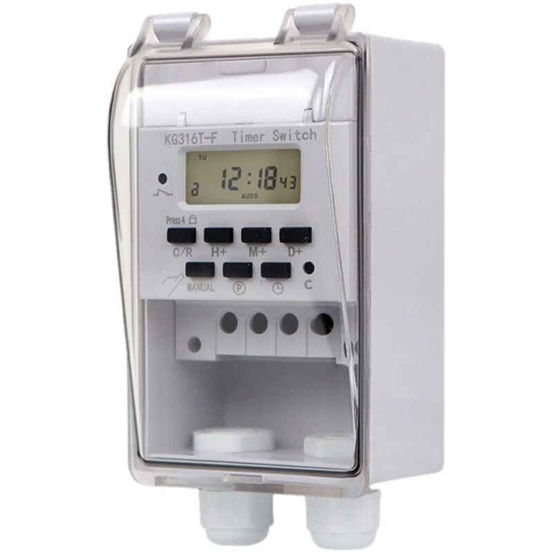 Programmable Outdoor Timer Component Waterproof Designs Digital Timer