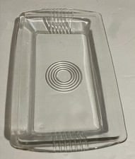 Vintage Toastmaster Clear Bullseye Glass Rect...