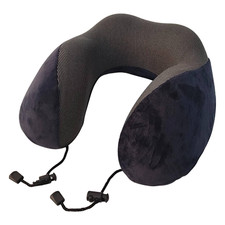 U-Shaped Memory Foam Rebound Travel Pillow Neck Support Head Rest Airplane Sleep