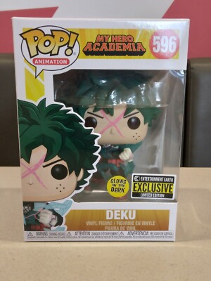 DEKU Full Cowl Glow-in-the-Dark Funko POP! My Hero Academia GITD #596  Exclusive