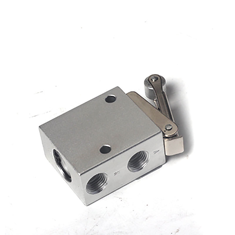 1PC Pneumatic Mechanical Valve Roller Type Air Fluid 2 Position 3 Way