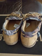 M&F Western Moccasin Slippers Dbl Barrel Youth Kids Size 3/4 Camo