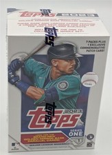 Factory Sealed 7 Pack Blaster Box 2023 Topps Baseball Series 1 Cards