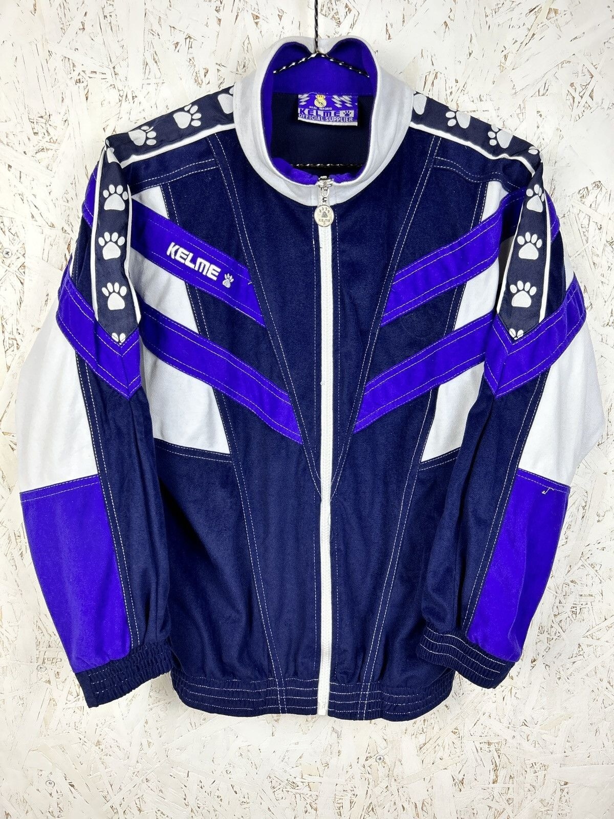 Vintage 1997/98 Real Madrid Kelme Track Top Jacket Size XS