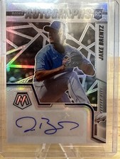 2022 Mosaic RC Jake Brentz Royals AUTO AUTOGRAPH Mosaic Prizm Card #RAM-BR