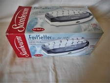 Sunbeam Fast Setter 20 Hot Rollers With clips, box instructions Model SBPC70