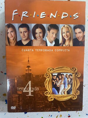 Friends 4ª Vierte Saison Komplette DVD Jennifer Aniston Spanisch Englisch